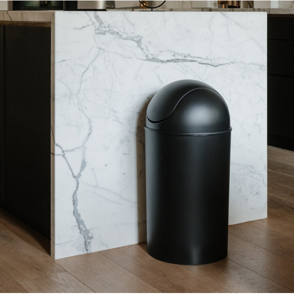 Umbra Grand Plastic 10 Gallon Swing Top Trash Can & Reviews Wayfair.ca